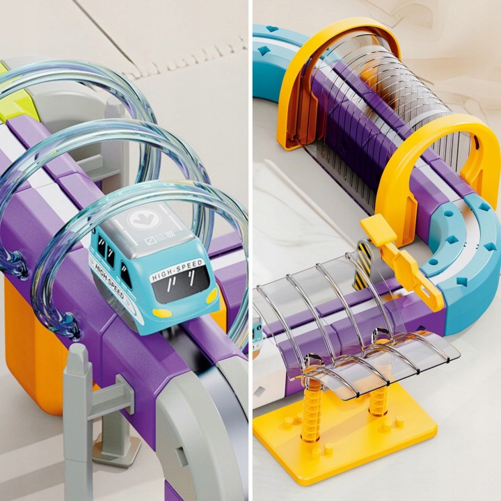 Трек магнітний конструктор інтерактивний набір 126 ел. USB WOOPIE — фото 2