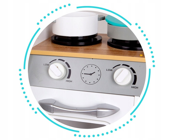 Дерев'яна кухня з аксесуарами для дітей ECOTOYS — фото 13
