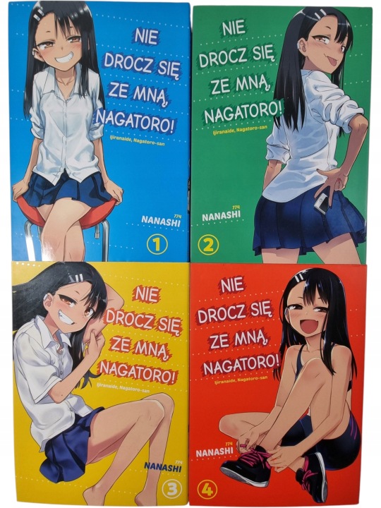 Zdjęcie egzemplarza: Nie drocz się ze mną, Nagatoro! Tomy 1-4 / Manga / Nanashi