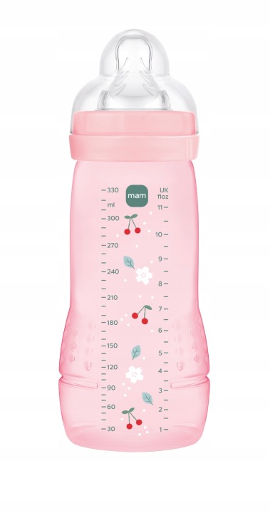 MAM BABY пляшка антиколікова EASY ACTIVE 330 мл з соскою швидкий 4 міс.+