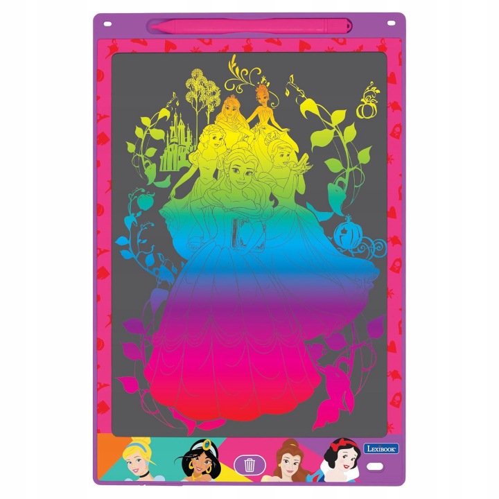 LEXIBOOK E-ink планшет графічний для малювання Disney Princess CRT10DP — фото 4