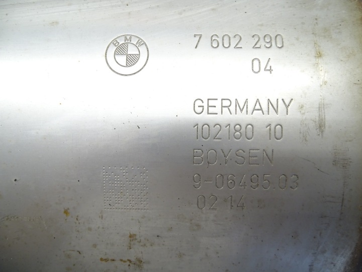 Végső Dob Kipufogó Szeleppel BMW F30 F31 335i N55 3.0i 7602290 8