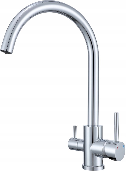Idun Chrom Třícestná baterie s možností připojení filtru