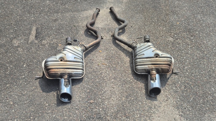 marmitta sistema scarico completo auto usato terminale destra sinistra 2514909401 2514909301 MERCEDES W251 3.0CDI