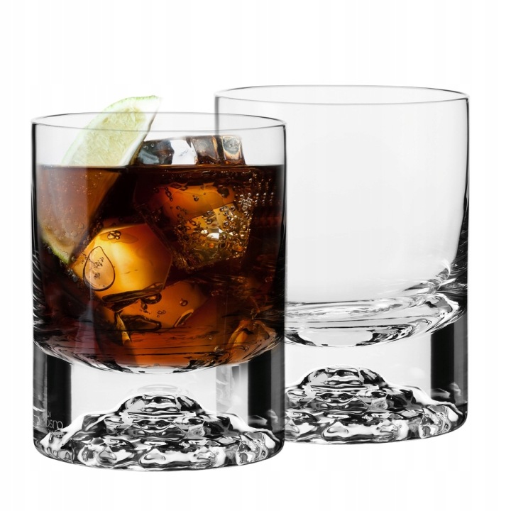Sklenice na whisky Krosno Perfect Serve Iceberg sada 2 ks 300 ml