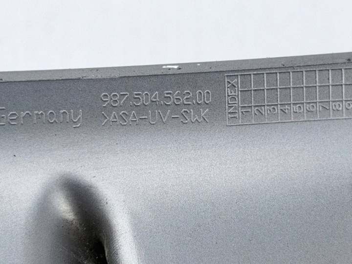 Porsche Boxster 987 2007 Højre side Inlet luft i mudderet 98750456200 11