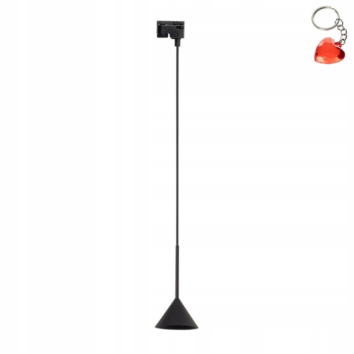 Jednofázové kolejnicové osvětlení Tracer Cono Metal Černá GU10 10W Tk Lighting