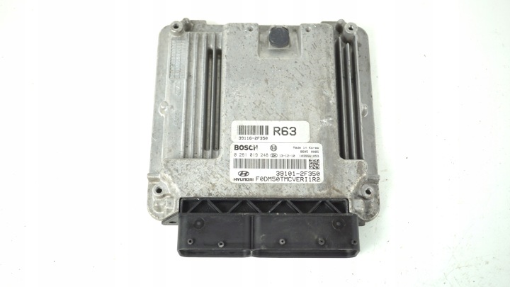 computer of the engine HYUNDAI SANTA FE III 3 2.2 CRDI 0281019248 39101-2F350 R63