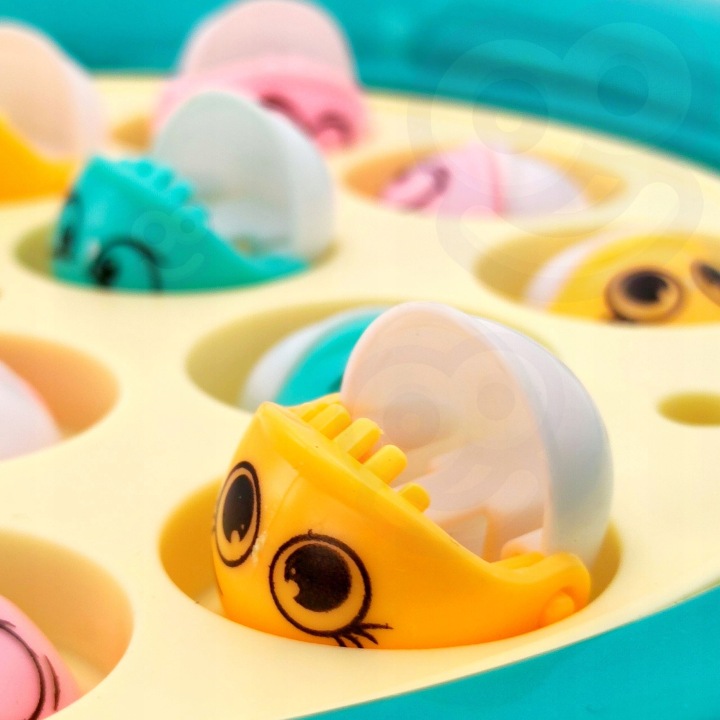 GRA ZRĘCZNOŚCIOWA RODZINNA ŁOWIENIE RYBEK WĘDKA RYBY ZIELONA WOOPIE Marka Woopie