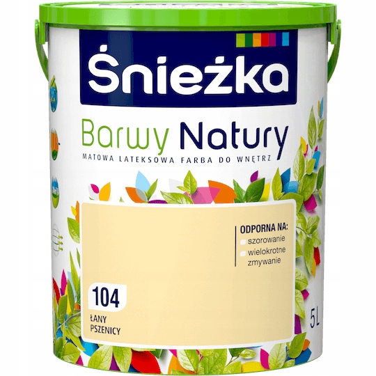 Barva na stěny Přírodní barvy 5 l 104 Pšeničné listy