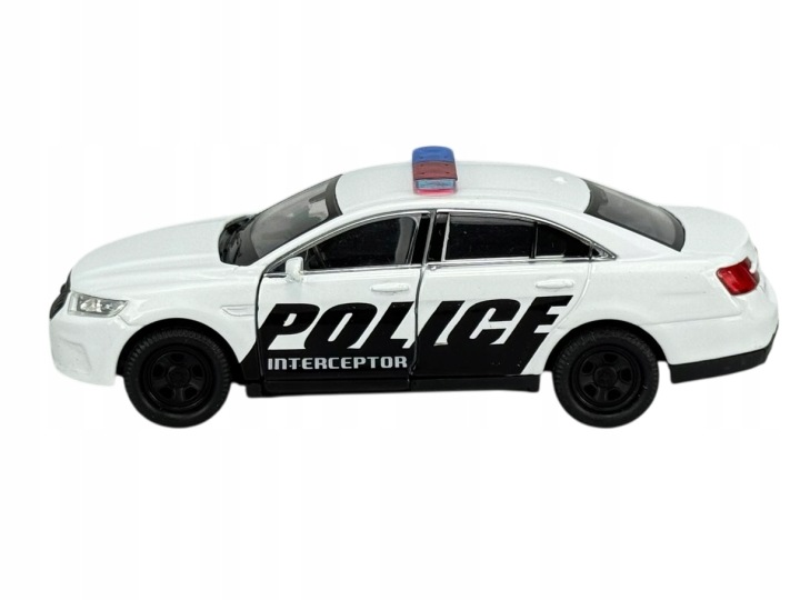 WELLY FORD поліція INTERCEPTOR білий 1:34 нова металева модель 43671 — фото 3