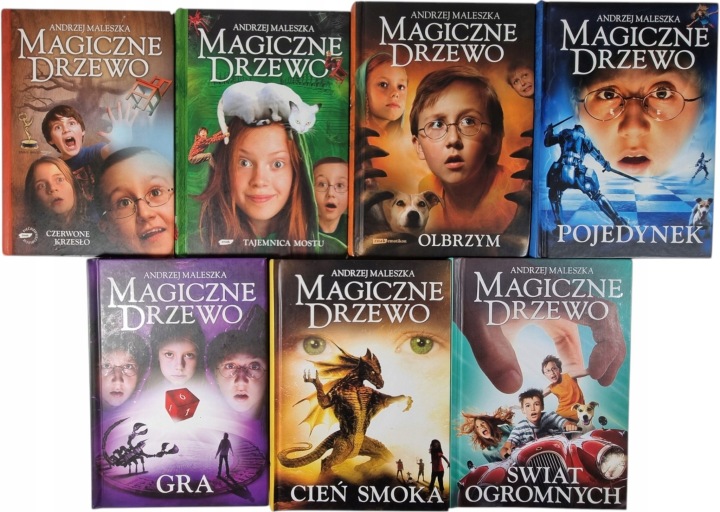 Zdjęcie egzemplarza: Magiczne Drzewo Tomy 1-7 / Andrzej Maleszka zestaw książek