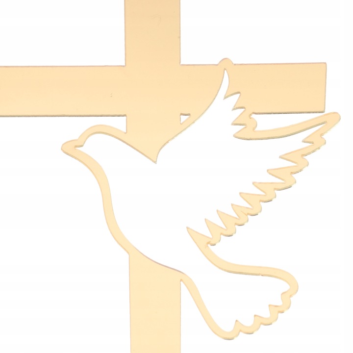 6 шт. Пластиковий Dove Cross Cake Декорації для Christian Celebrations — фото 16