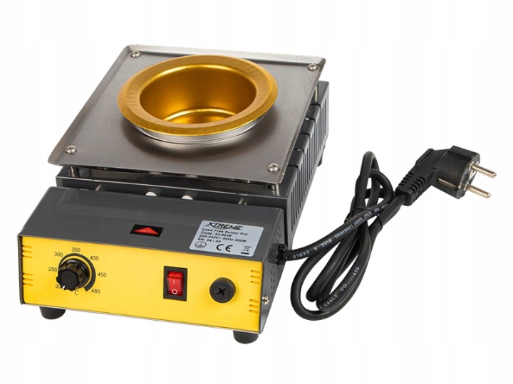 Tavící kelímek na cín 80mm 300W 1350G 480 st.C pro cínování a tavení cínu Ocel