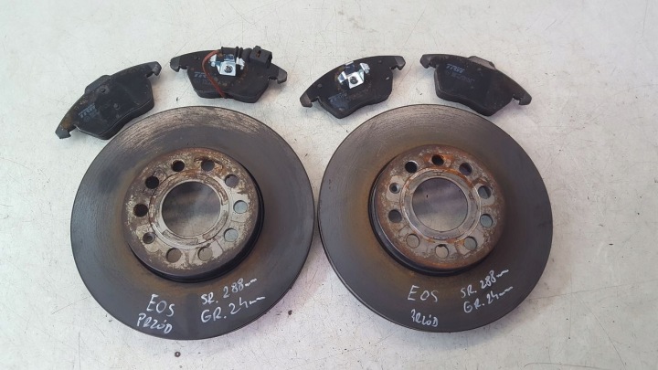 Bremsscheibe bremsen heck hinten VW Eos 2,0 FSI
