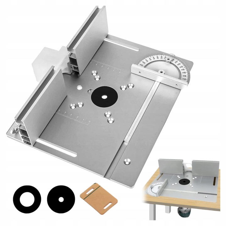 Hliníková Deska Pro Cnc Frézovací Stůl 240X200 MM S Vodicí Krytkou