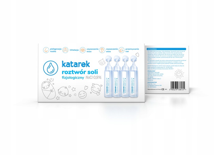 Katarek, розчин солі фізіологічний NaCl 0,9%, 10 x 5 мл — фото 5