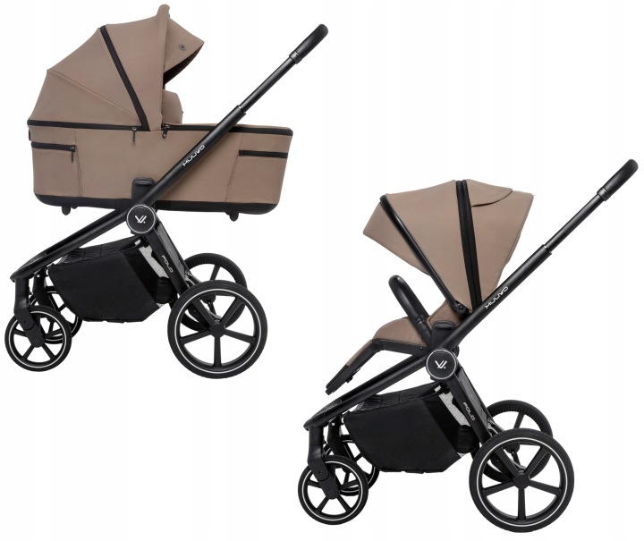 MUUVO FOLD 4 в 1 Мокко + Крісло Joie Siganture i-Starter + база ISOFIX