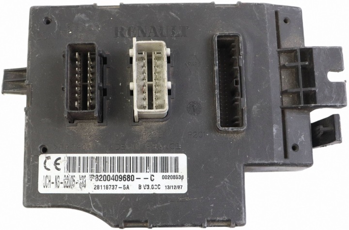 OPEL VIVARO RENAULT TRAFIC bedienteil komfortsteuergerät 8200409680 281187375A