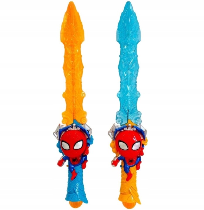 Меч світловий SPIDER MAN LED зі звуком 59 см для дітей — фото 3