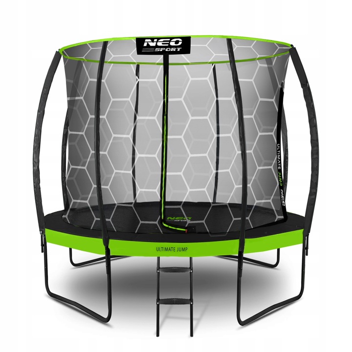 Мат для батута Батут Neosport 374 см 12ft 64 пружини — фото 7