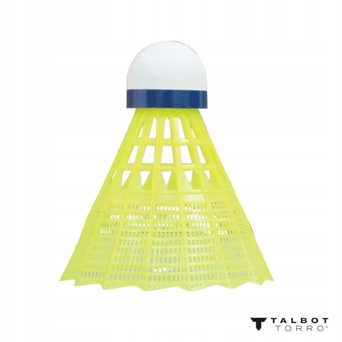 Воланчики для бадмінтону TALBOT TORRO Tech 450 Medium 6 шт. - жовті — фото 3