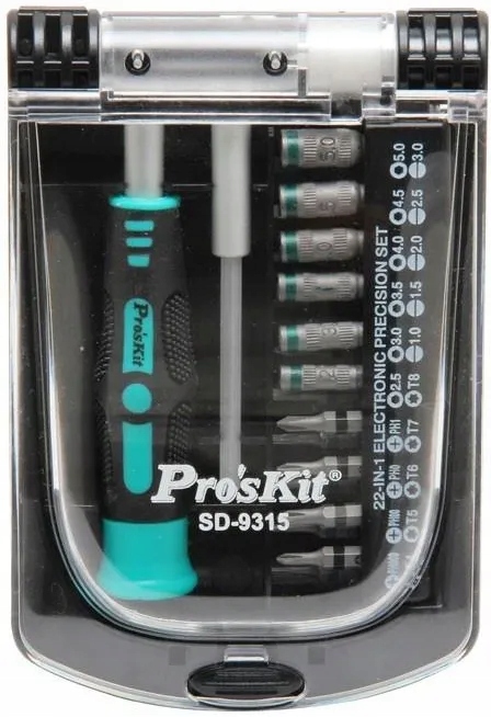 Sada šroubováků 22 kusů SD-9315 Proskit s bity