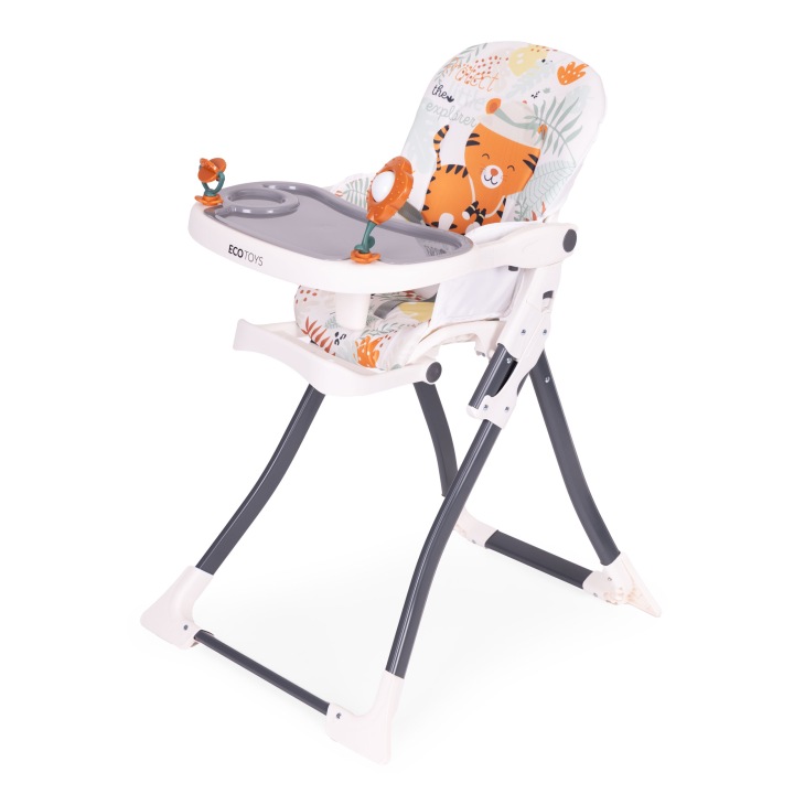 Крісло стільчик для годування дітей складані + іграшки ECOTOYS — фото 4