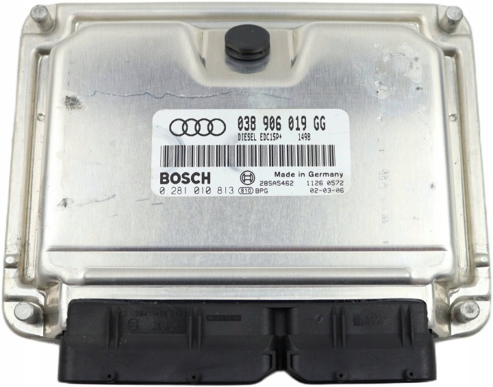 AUDI A4 B6 Computer Bedienteil modul DES MOTORS 1.9 TDI 038906019GG 0281010813