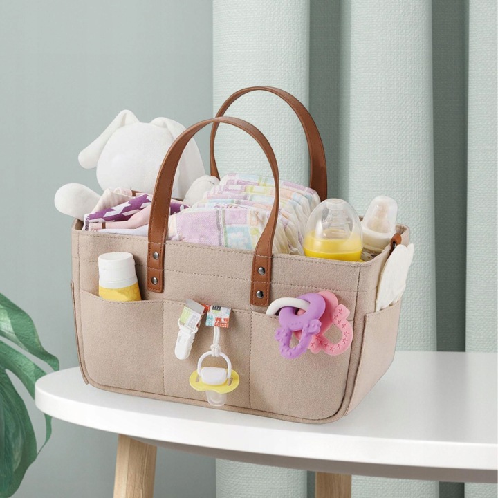 Storage Tote Bags Baby stuff Storage Світло-сірий — фото 14