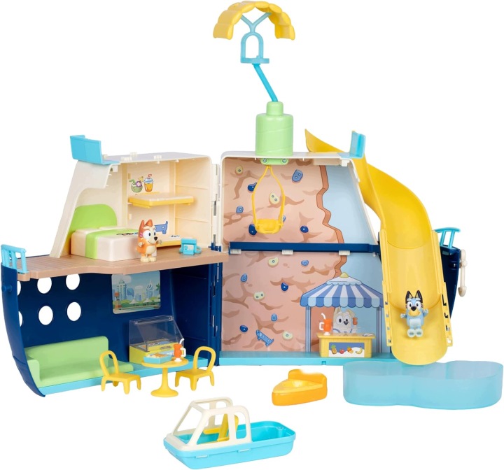 BLUEY Moose Toys Корабель Туристичний 5 зон для гри Великий — фото 4