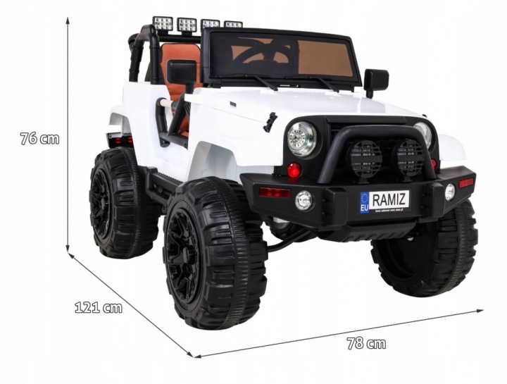 Великий Автомобіль для дітей позашляховик JEEP All Terrain пульт Дошка — фото 14