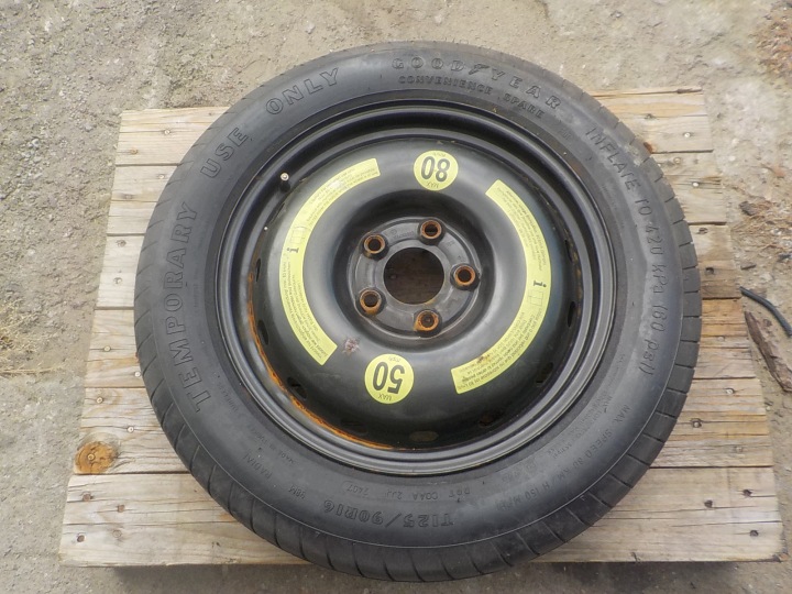 MERCEDES W169 W245 ruota di scorta R16 5x112 1694000802