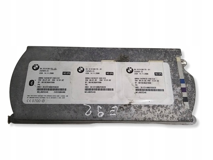 BMW E92 E93 modul Bedienteil BLUETOOTH 9138179