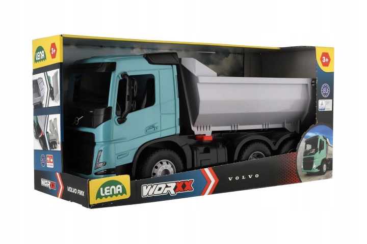 Самоскид Велике авто Volvo Worxx Lena Блакитна 49 см Іграшка Для Пісочниці — фото 11