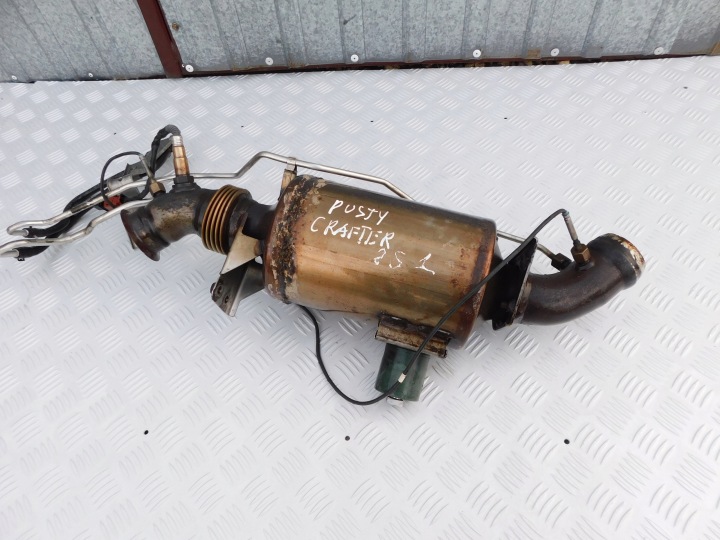 VW Crafter 2.5 TDI DPF sonda puszka Échappement Original 06-10r