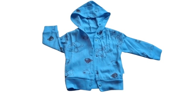Komplet dres niemowlęcy bluza body spodnie miś — zdjęcie 2