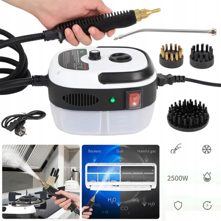 2500W Napařovač S 6 Nastavitelnými Úrovněmi A Dlouhým Kabelem Pro Domácnost