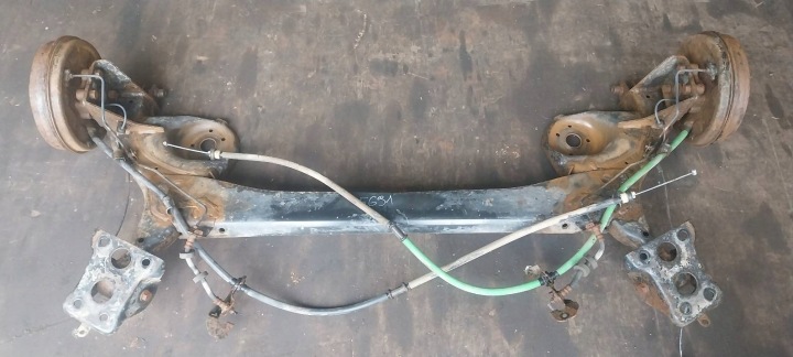 Renfort pare choc Pont arrière de la suspension Arrière BEBNY Z ABS FIAT FIORINO III NEMO BIPPER