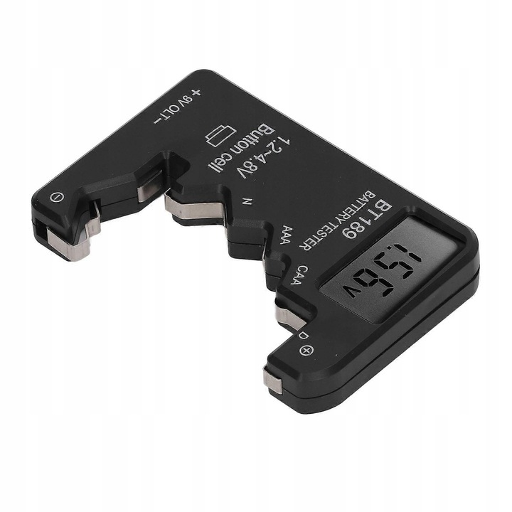 MIERNIK BATERII I AKUMULATORKÓW CYFROWY TESTER WOLTOMIERZ BT189