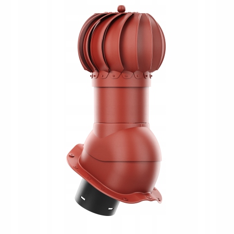 Rotační krb Rotoline profil F fi 150 mm kulatý, červený