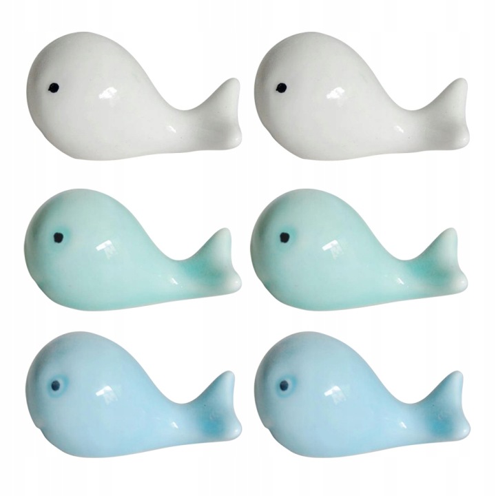 6 шт. Cute Fish Палички для їжі Stand Керамічний Holder для Для годування — фото 3