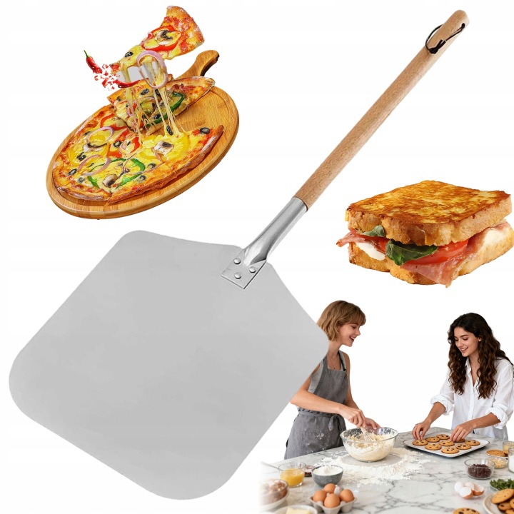 Špachtle Na Pizzu Zásuvka Lopata Podnos Velký Hliník Pro Kamna