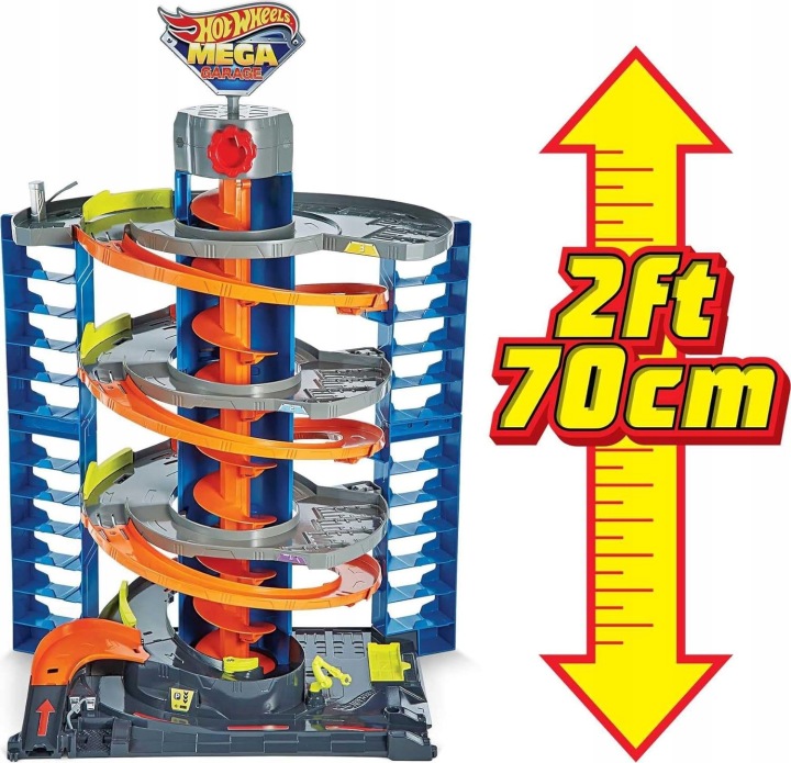 Hot Wheels City закручений Мега Гараж набір паркінг і авто іграшка 4+ GTT95 — фото 6