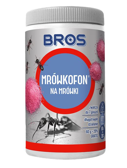 MRÓWKOFON порошок На Мурахи отрута харчова на мурахи Bros 250 г. — фото 4