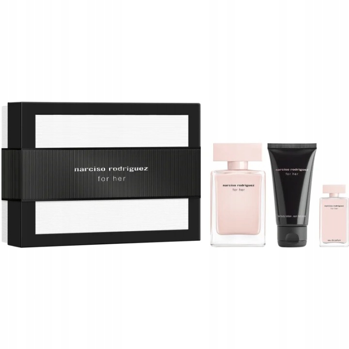 narciso rodriguez for her woda perfumowana 50 ml   zestaw  