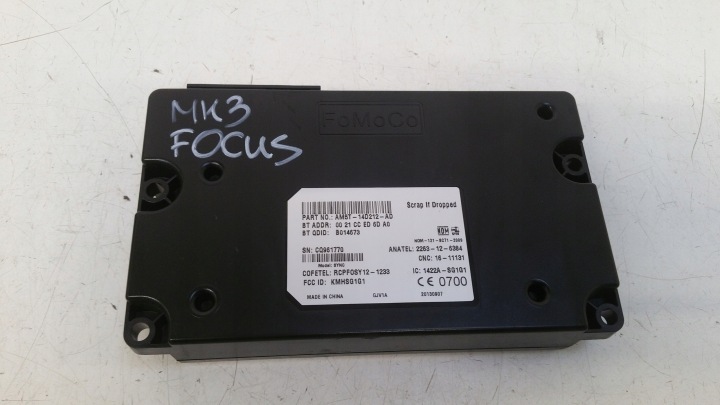 Module bluetooth AM5T14D212AD Ford Focus MK3