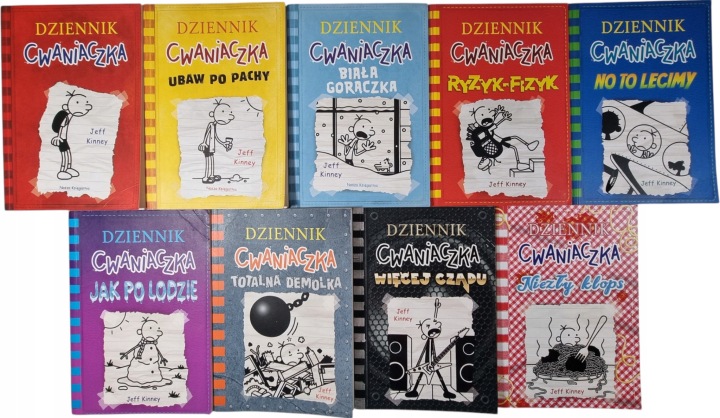 Zdjęcie egzemplarza: Dziennik Cwaniaczka / zestaw 9 książek / Jeff Kinney