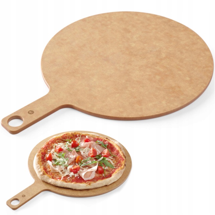 Deska na servírování pizzy s občerstvením a rukojetí, průměr 406 mm