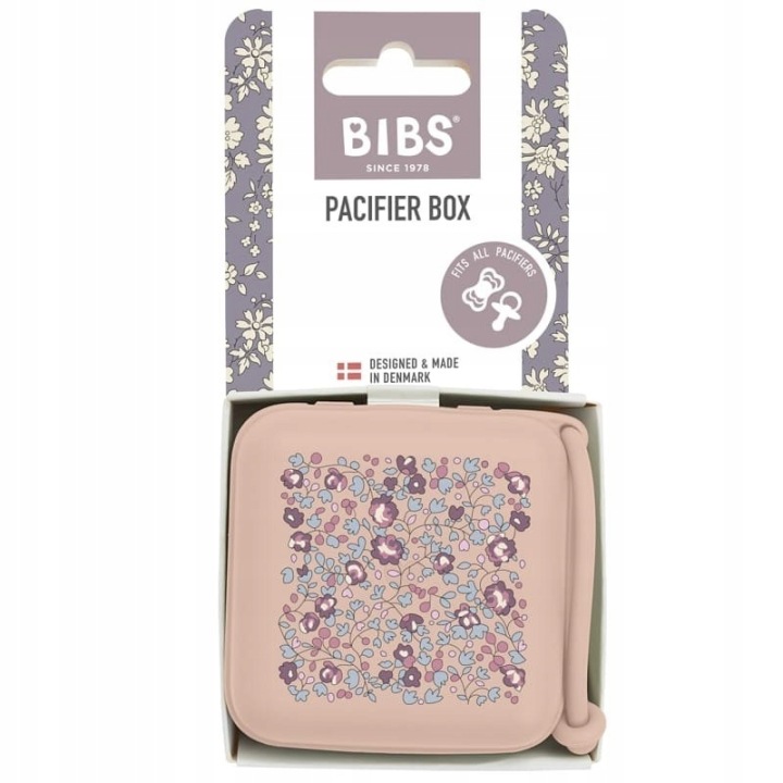 BIBS LIBERTY - 1 шт. коробка чохол для соски, 0 міс.+ "JUNE"